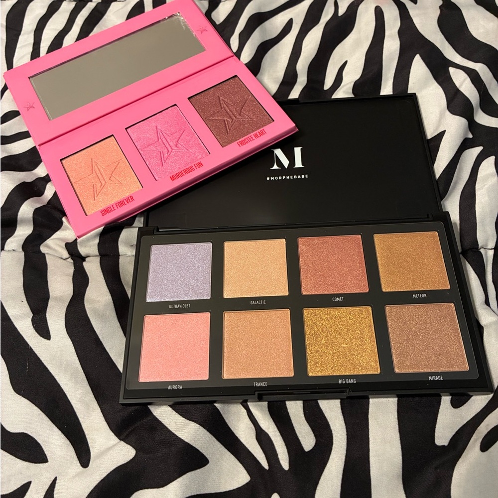 🎀Jeffree Star Heartbreaker blush duo & Morphee stunning highlighters🎀
